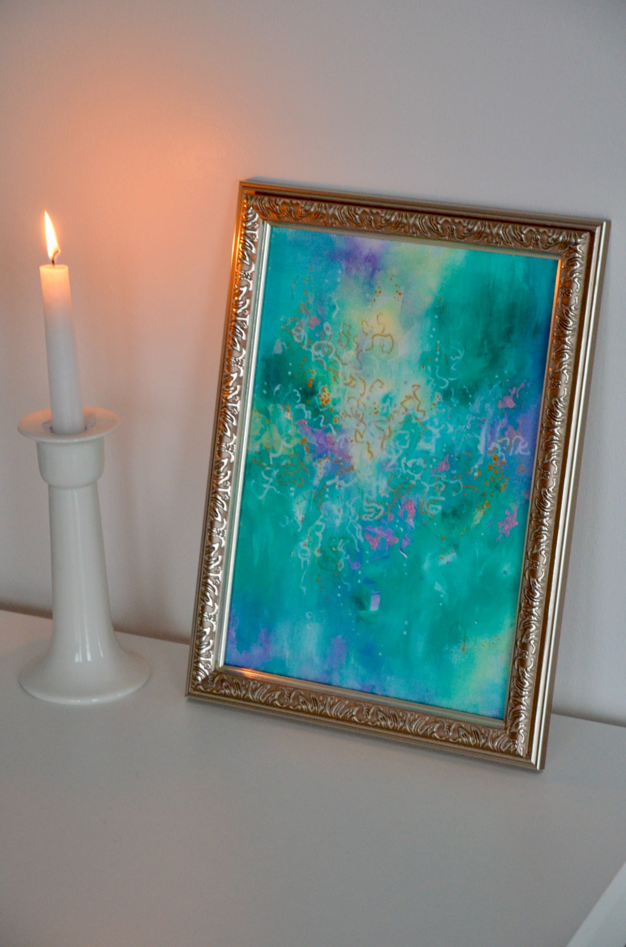 Aurora (21 x 30 cm, akryyli kankaalla) 20